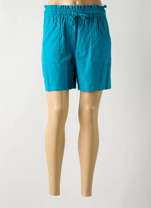 Short bleu C'EST BEAU LA VIE pour femme