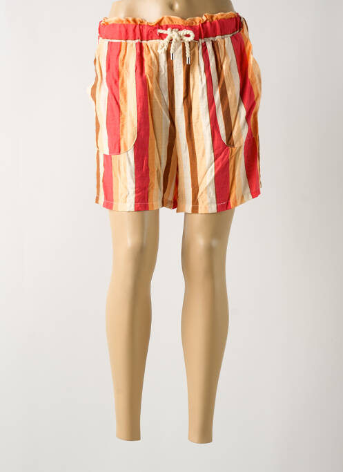 Short orange TIFFOSI pour femme