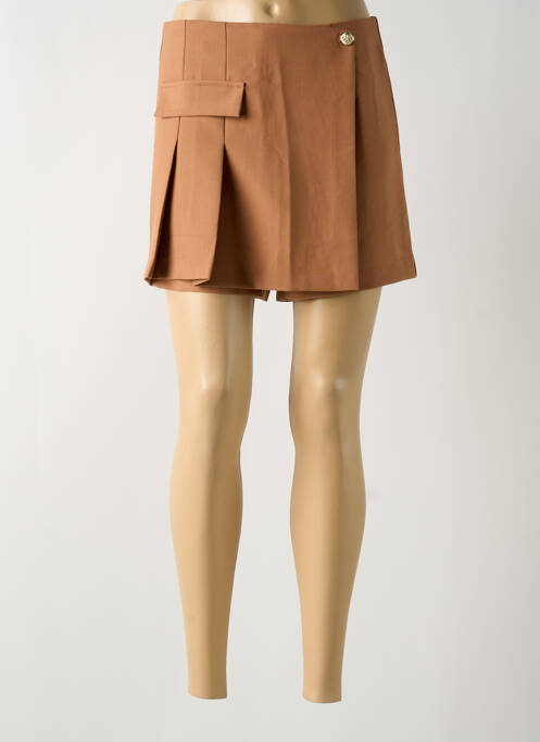 Jupe short marron TIFFOSI pour femme