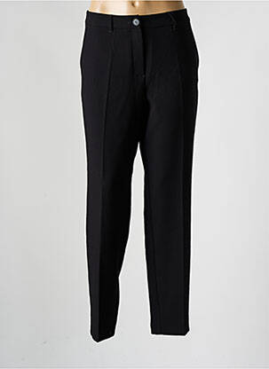 Pantalon chino fermeture zippée sous rabat boutonné taille normale noir BETTY BARCLAY femme