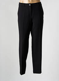 Pantalon chino fermeture zippée sous rabat boutonné taille normale noir BETTY BARCLAY femme