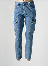 Jeans coupe slim stretch taille normale bleu FOLYROSE femme