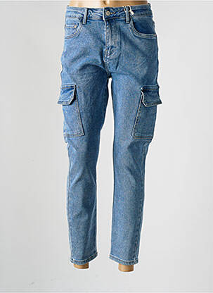 Jeans coupe slim stretch taille normale bleu FOLYROSE femme
