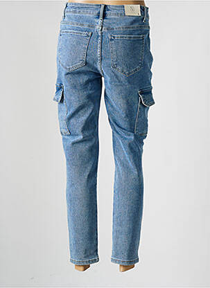 Jeans coupe slim stretch taille normale bleu FOLYROSE femme