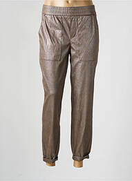 Pantalon 7/8 stretch taille normale marron STREET ONE femme