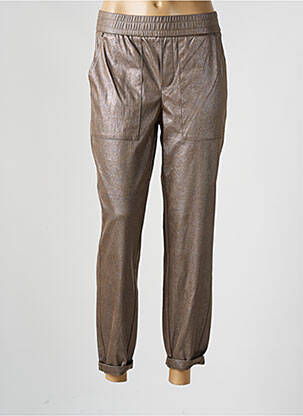 Pantalon 7/8 stretch taille normale marron STREET ONE femme