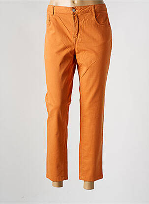 Jeans coupe slim taille normale taille normale orange LOLA ESPELETA femme