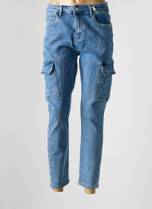 Jeans coupe slim bleu FOLYROSE pour femme