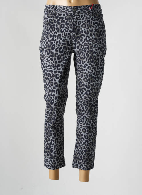 Jeans coupe slim gris STREET ONE pour femme