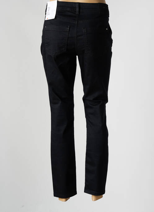 Jeans coupe slim noir STREET ONE pour femme