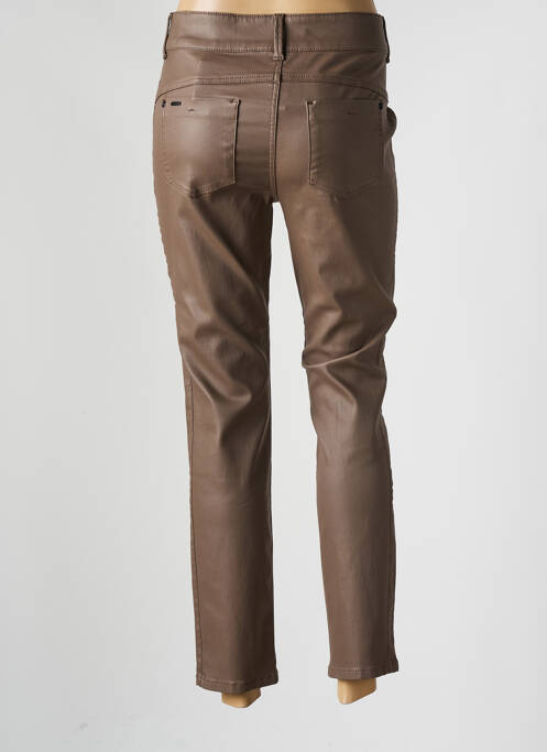 Pantalon 7/8 marron STREET ONE pour femme