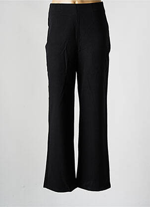 Pantalon flare taille à pinces taille haute noir TIFFOSI femme