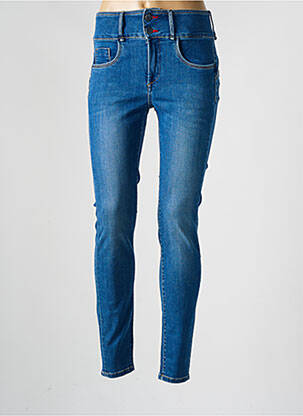 Jeans skinny taille haute taille haute bleu TIFFOSI femme