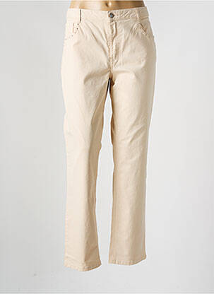 Jeans coupe slim taille normale taille normale beige TIFFOSI femme
