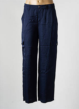 Pantalon cargo coupe droite taille normale bleu STREET ONE femme