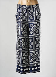 Pantalon droit taille élastique taille normale bleu STREET ONE femme