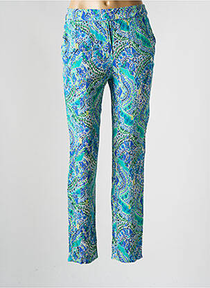 Pantalon slim poches bleu JULIE GUERLANDE femme