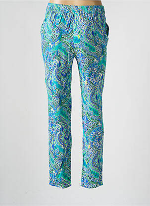 Pantalon slim poches bleu JULIE GUERLANDE femme