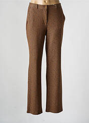 Pantalon droit marron DIANE LAURY pour femme seconde vue