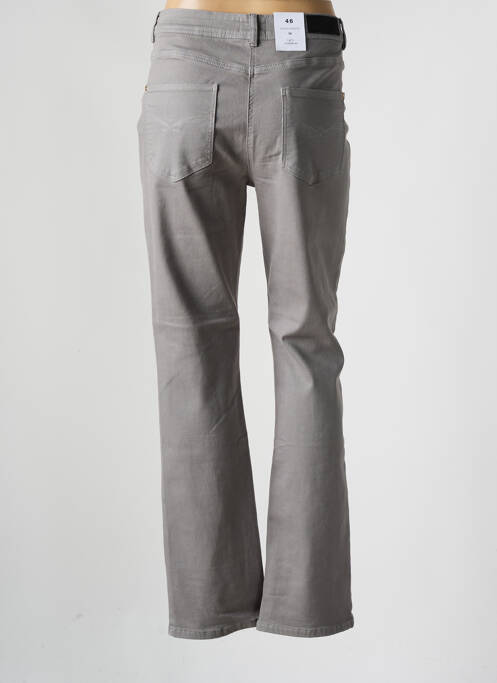Jeans coupe slim stretch taille normale gris JULIE GUERLANDE femme