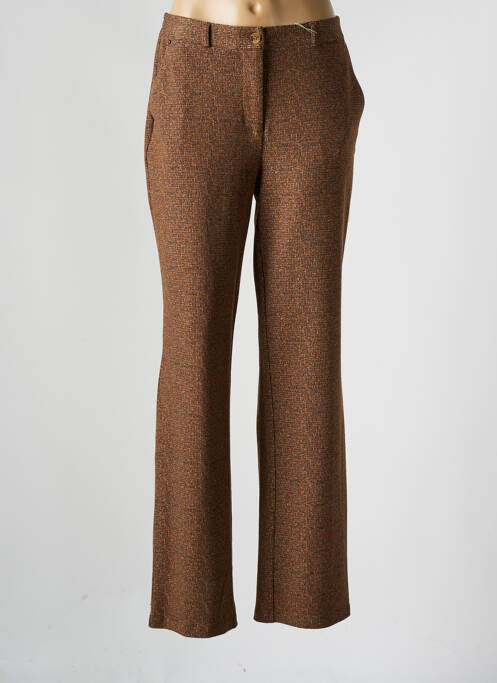 Pantalon droit marron DIANE LAURY pour femme