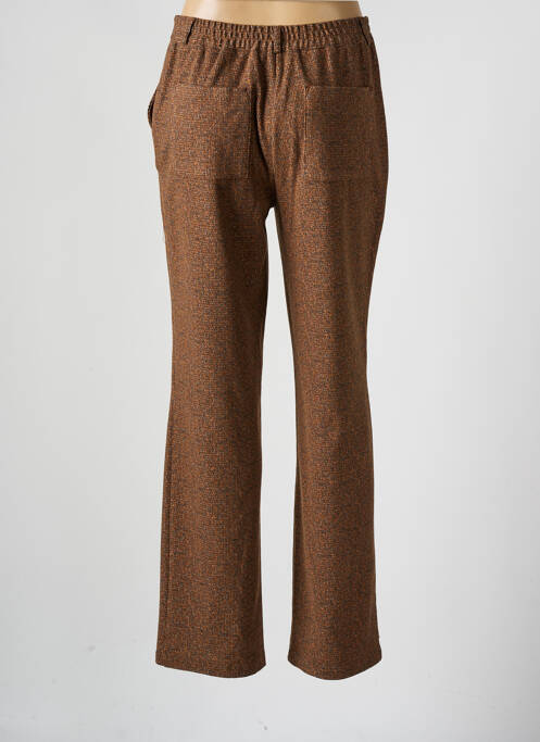 Pantalon droit marron DIANE LAURY pour femme