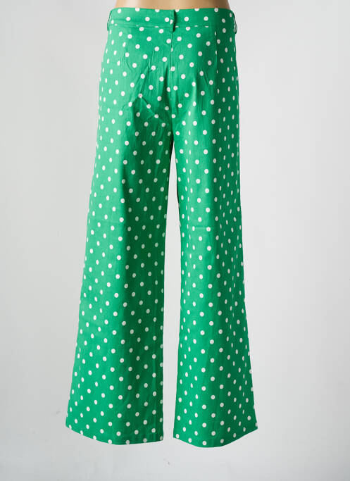 Pantalon flare vert COMPAÑIA FANTASTICA pour femme