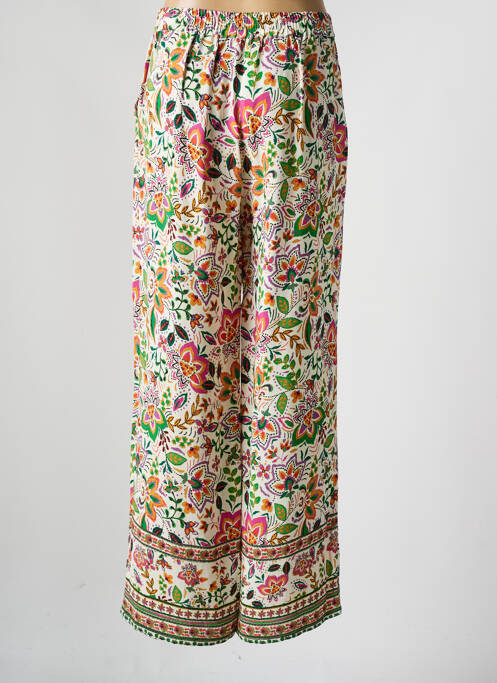 Pantalon large beige JULIE GUERLANDE pour femme