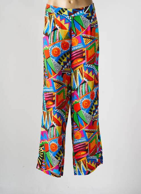 Pantalon large orange MALOKA pour femme