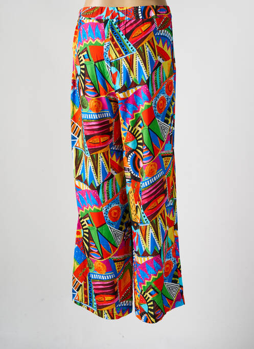 Pantalon large orange MALOKA pour femme