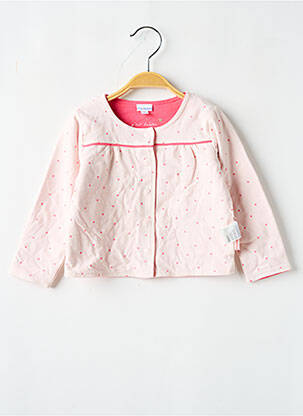 Veste casual réversible rose P'TIT BISOU fille