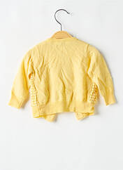 Gilet manches longues jaune MARESE pour fille seconde vue