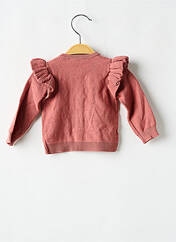 Gilet manches longues rose MARESE pour fille seconde vue