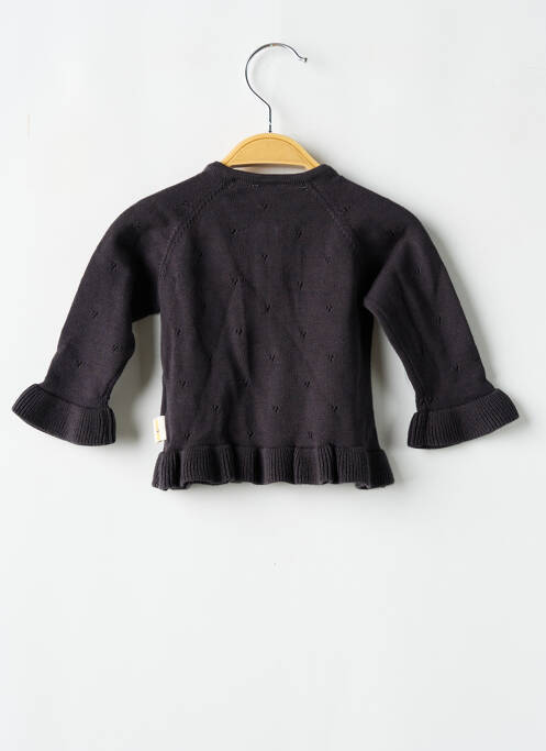 Gilet manches longues gris P'TIT BISOU fille