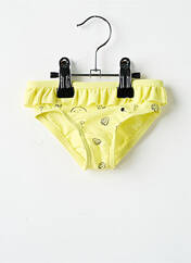 Bas de maillot de bain jaune LA VIE EST BELLE pour fille seconde vue
