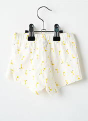 Short blanc P'TIT BISOU pour fille seconde vue