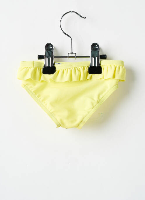 Bas de maillot de bain jaune LA VIE EST BELLE pour fille