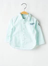 Chemise manches longues imprimé rayures bleu MARESE garcon
