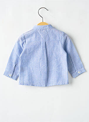 Chemise manches longues imprimé rayures bleu MARESE garcon