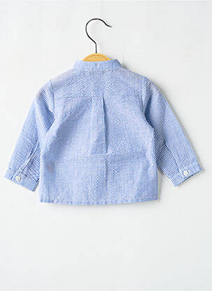Chemise manches longues imprimé rayures bleu MARESE garçon