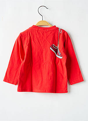 T-shirt coupe cintrée manches longues rouge MARESE garcon