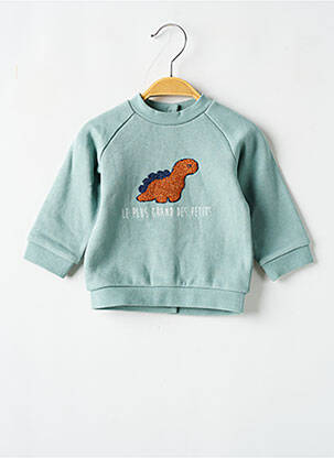 Sweat-shirt stretch manches longues vert MARESE garcon