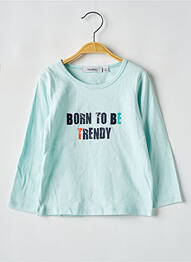 T-shirt coupe cintrée manches longues bleu MARESE garcon