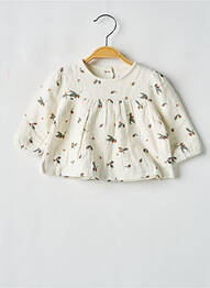 Blouse manches longues manches longues vert P'TIT BISOU fille