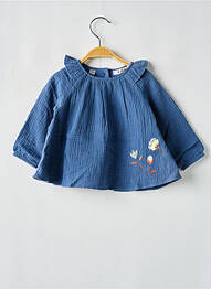Blouse manches longues manches longues bleu MARESE fille