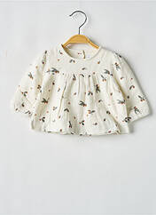 Blouse vert P'TIT BISOU pour fille seconde vue