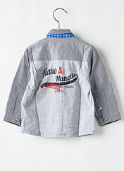 Chemise manches longues bleu MARESE pour garçon seconde vue