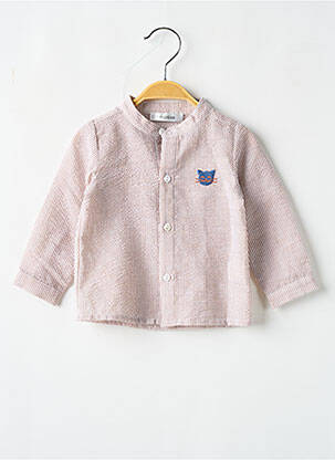 Chemise manches longues marron MARESE pour garçon