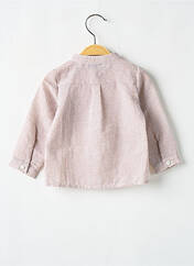 Chemise manches longues marron MARESE pour garçon seconde vue