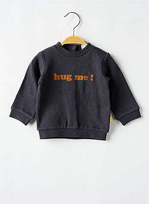 Sweat-shirt gris P'TIT BISOU pour garçon